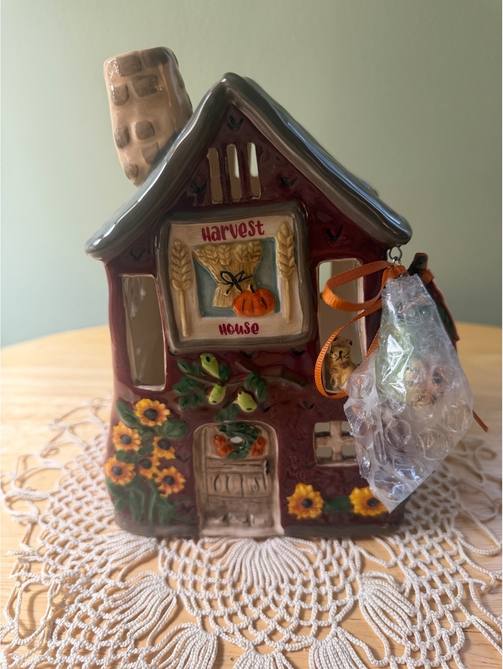 Blue Sky Clayworks Harvest House Tea Light